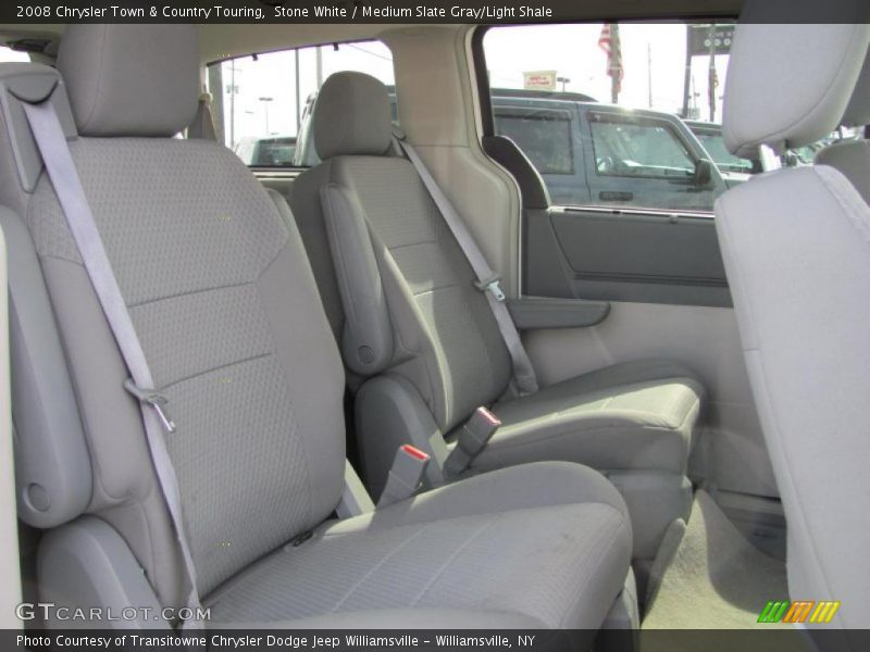 Stone White / Medium Slate Gray/Light Shale 2008 Chrysler Town & Country Touring