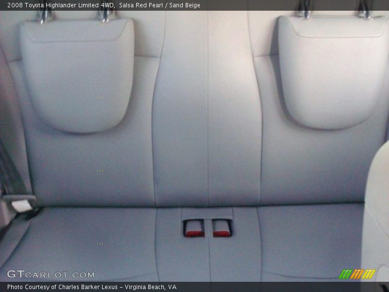 Salsa Red Pearl / Sand Beige 2008 Toyota Highlander Limited 4WD