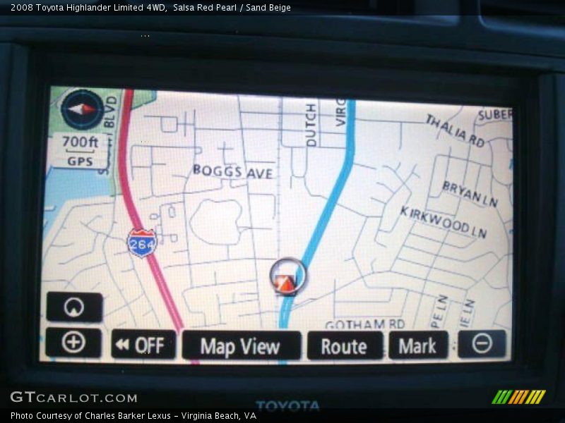 Salsa Red Pearl / Sand Beige 2008 Toyota Highlander Limited 4WD