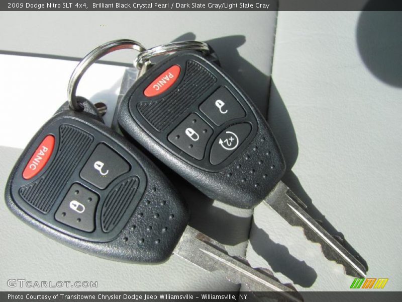 Brilliant Black Crystal Pearl / Dark Slate Gray/Light Slate Gray 2009 Dodge Nitro SLT 4x4