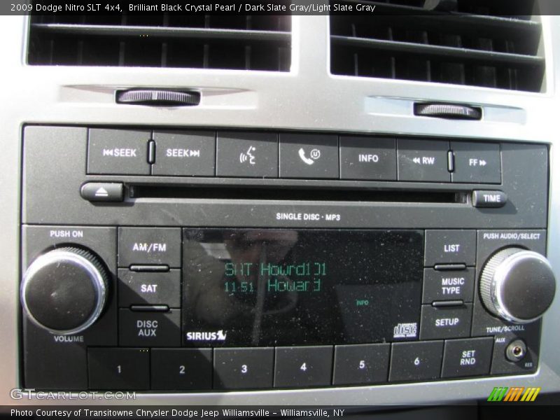 Brilliant Black Crystal Pearl / Dark Slate Gray/Light Slate Gray 2009 Dodge Nitro SLT 4x4
