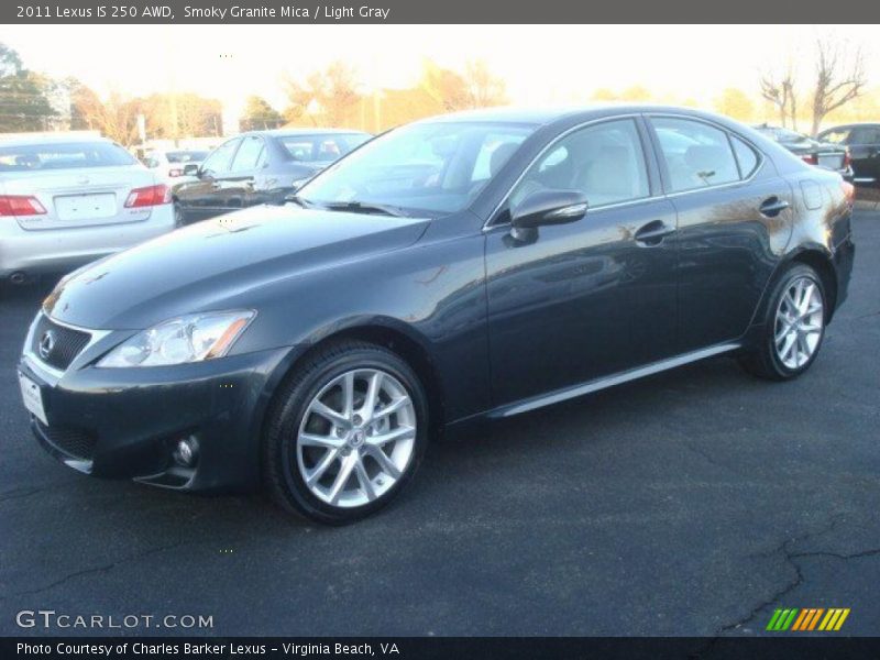 Smoky Granite Mica / Light Gray 2011 Lexus IS 250 AWD