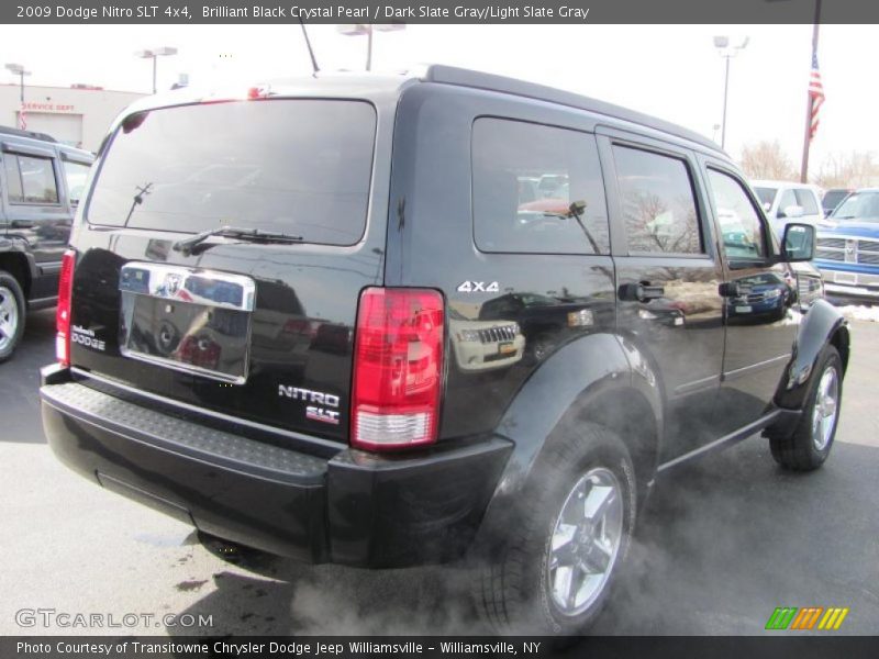 Brilliant Black Crystal Pearl / Dark Slate Gray/Light Slate Gray 2009 Dodge Nitro SLT 4x4