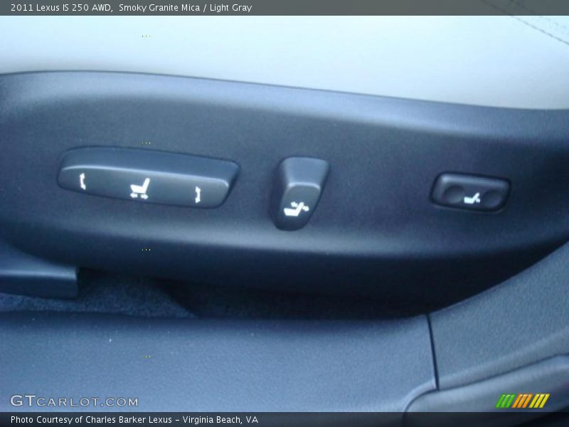 Smoky Granite Mica / Light Gray 2011 Lexus IS 250 AWD