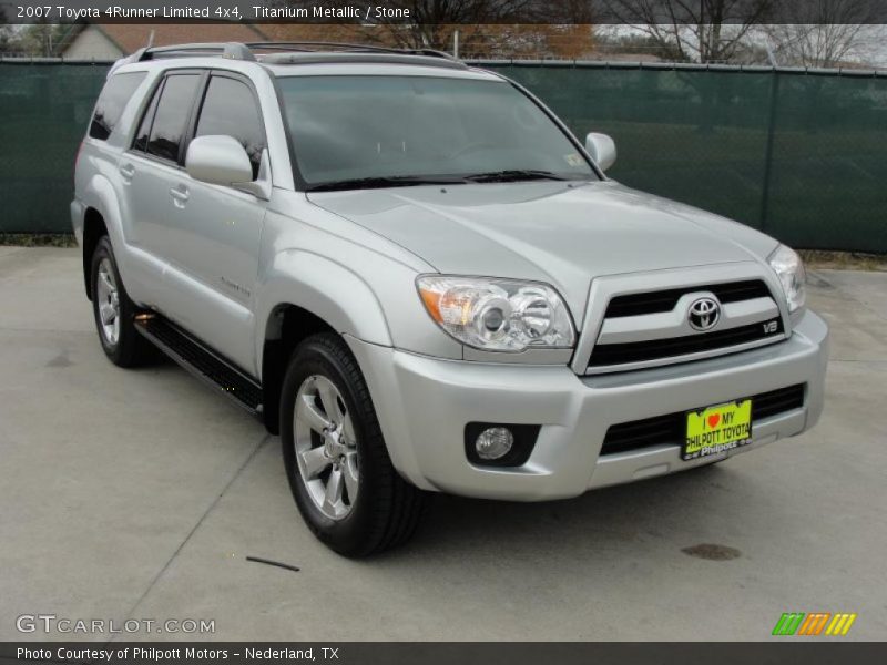 Titanium Metallic / Stone 2007 Toyota 4Runner Limited 4x4