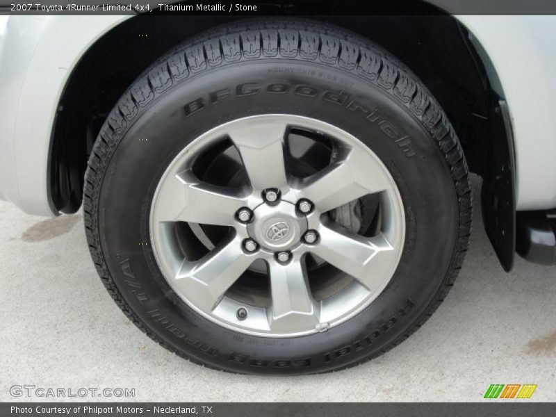Titanium Metallic / Stone 2007 Toyota 4Runner Limited 4x4