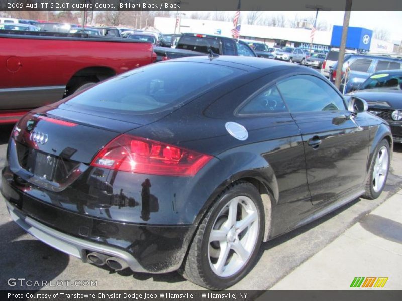 Brilliant Black / Black 2009 Audi TT S 2.0T quattro Coupe