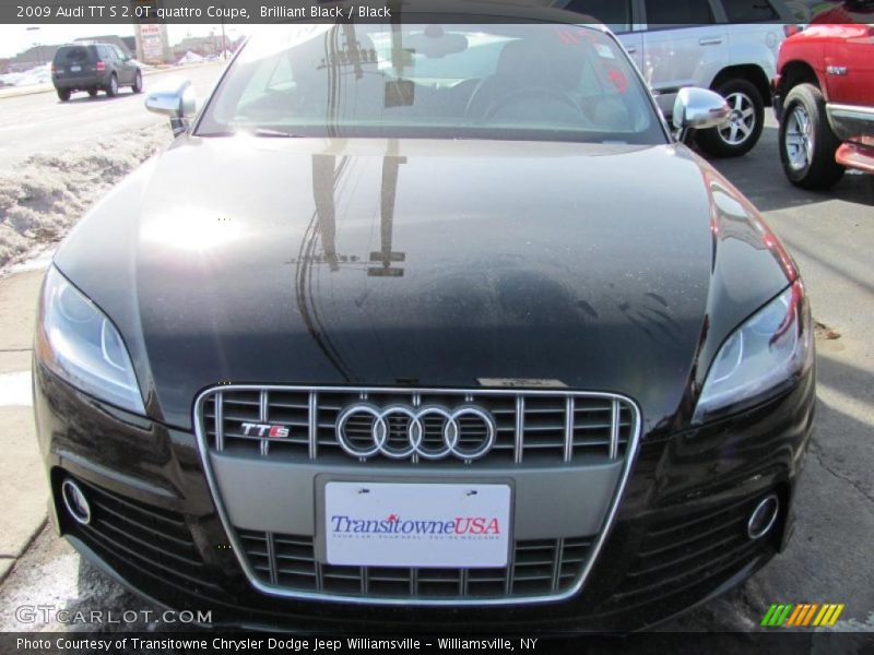 Brilliant Black / Black 2009 Audi TT S 2.0T quattro Coupe