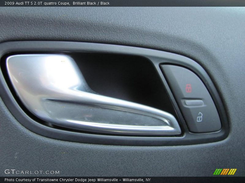Brilliant Black / Black 2009 Audi TT S 2.0T quattro Coupe