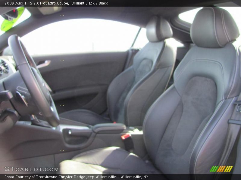  2009 TT S 2.0T quattro Coupe Black Interior