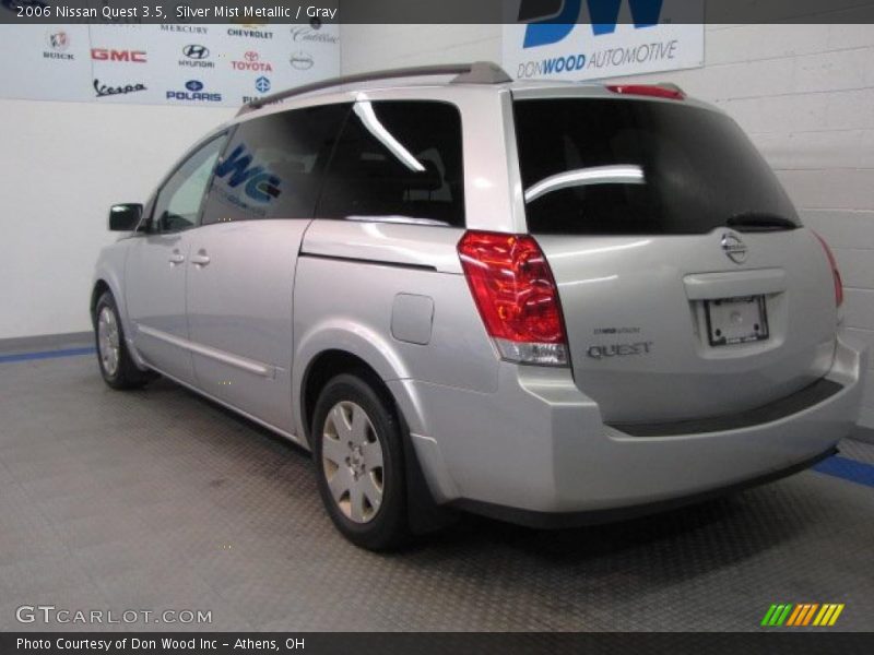Silver Mist Metallic / Gray 2006 Nissan Quest 3.5
