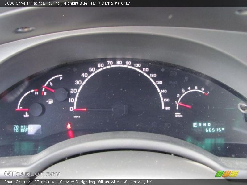 Midnight Blue Pearl / Dark Slate Gray 2006 Chrysler Pacifica Touring