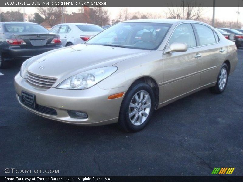 Mystic Gold Metallic / Light Charcoal 2003 Lexus ES 300