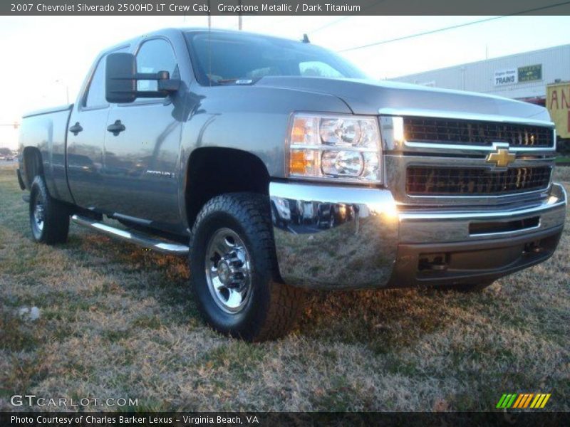 Graystone Metallic / Dark Titanium 2007 Chevrolet Silverado 2500HD LT Crew Cab