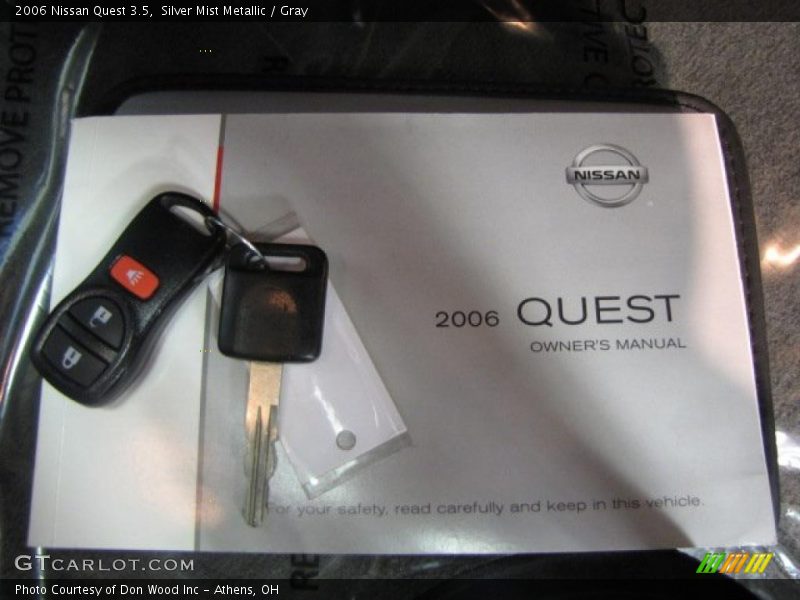 Silver Mist Metallic / Gray 2006 Nissan Quest 3.5