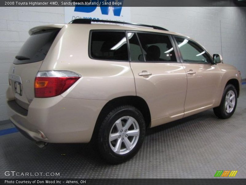 Sandy Beach Metallic / Sand Beige 2008 Toyota Highlander 4WD