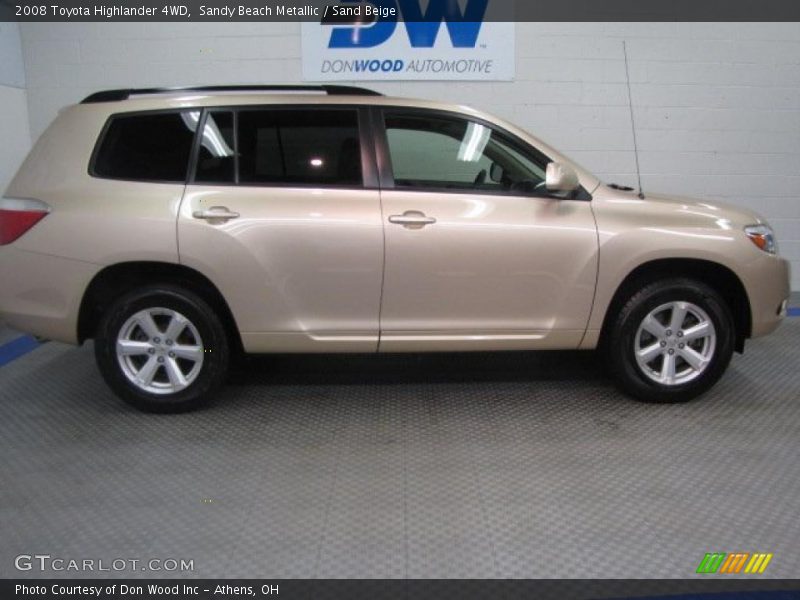 Sandy Beach Metallic / Sand Beige 2008 Toyota Highlander 4WD