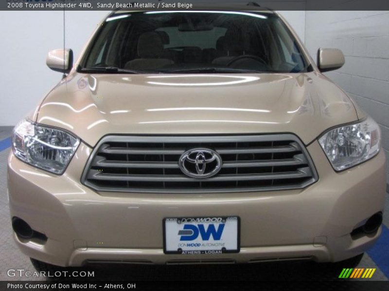 Sandy Beach Metallic / Sand Beige 2008 Toyota Highlander 4WD