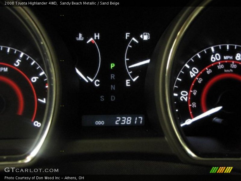 Sandy Beach Metallic / Sand Beige 2008 Toyota Highlander 4WD