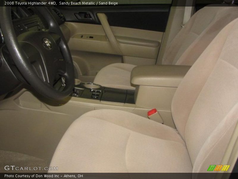 Sandy Beach Metallic / Sand Beige 2008 Toyota Highlander 4WD