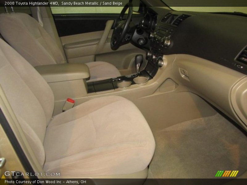 Sandy Beach Metallic / Sand Beige 2008 Toyota Highlander 4WD