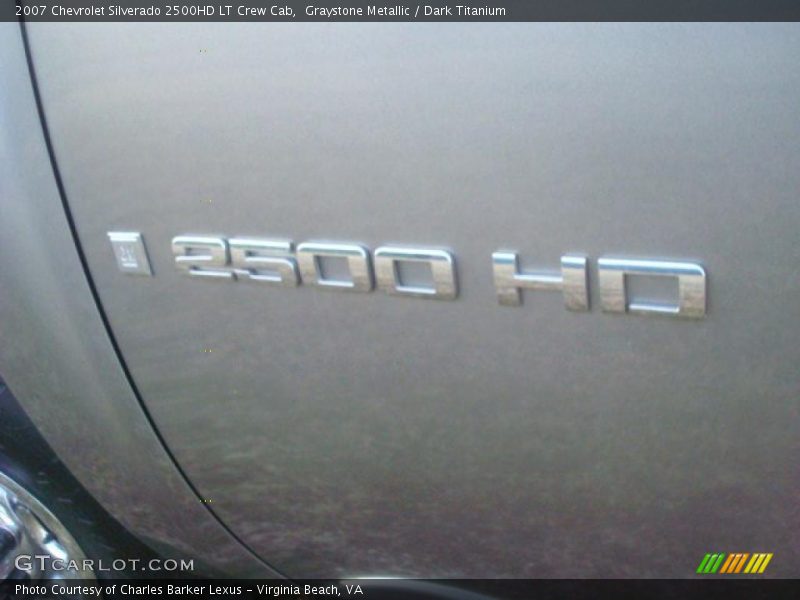 Graystone Metallic / Dark Titanium 2007 Chevrolet Silverado 2500HD LT Crew Cab