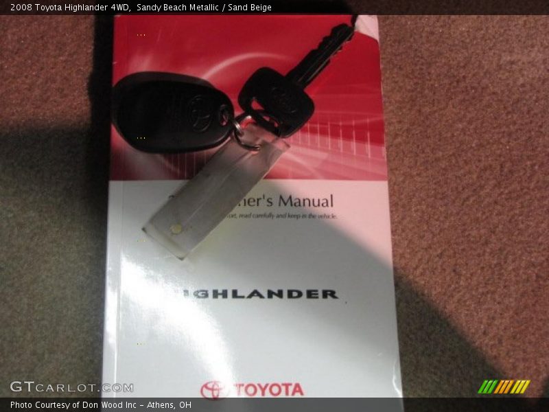 Sandy Beach Metallic / Sand Beige 2008 Toyota Highlander 4WD