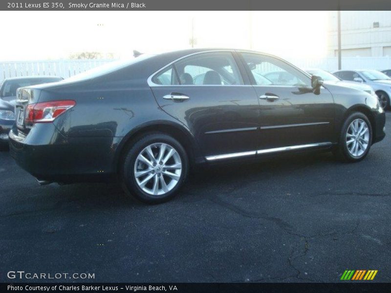 Smoky Granite Mica / Black 2011 Lexus ES 350