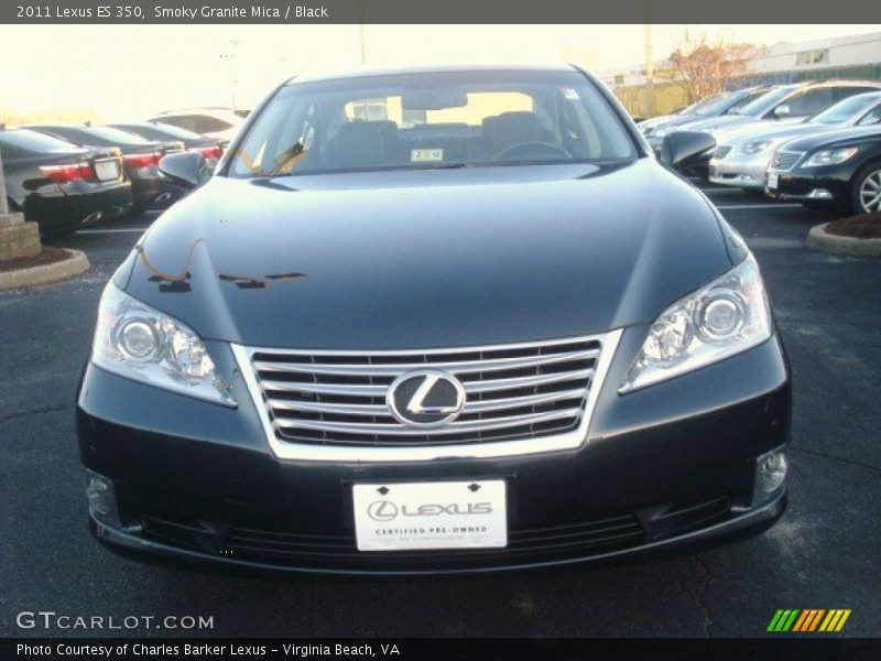 Smoky Granite Mica / Black 2011 Lexus ES 350