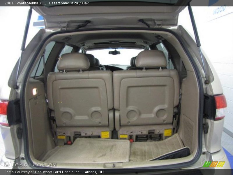 Desert Sand Mica / Oak 2001 Toyota Sienna XLE