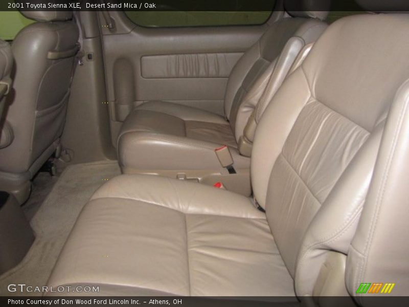 Desert Sand Mica / Oak 2001 Toyota Sienna XLE