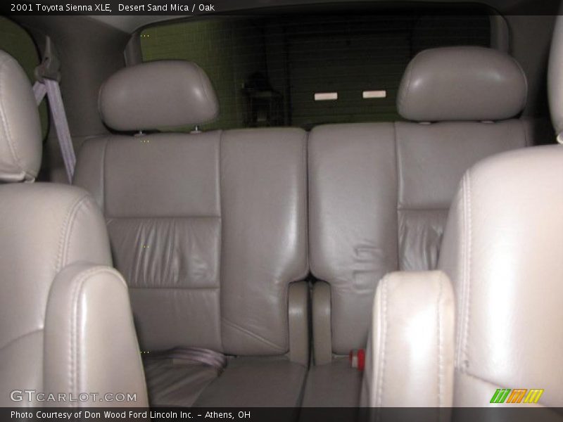 Desert Sand Mica / Oak 2001 Toyota Sienna XLE