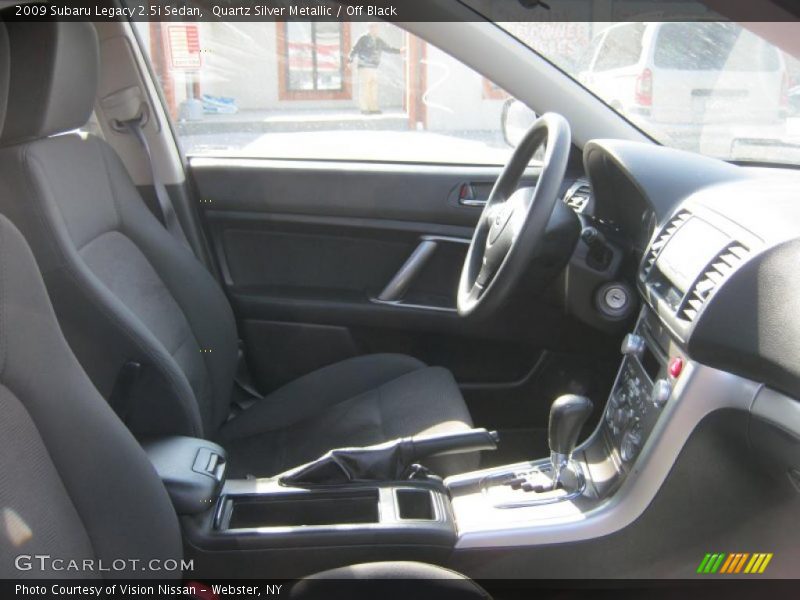 Quartz Silver Metallic / Off Black 2009 Subaru Legacy 2.5i Sedan