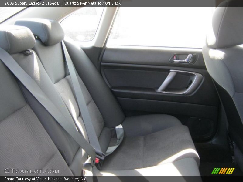 Quartz Silver Metallic / Off Black 2009 Subaru Legacy 2.5i Sedan