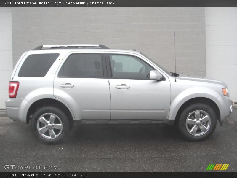 Ingot Silver Metallic / Charcoal Black 2011 Ford Escape Limited