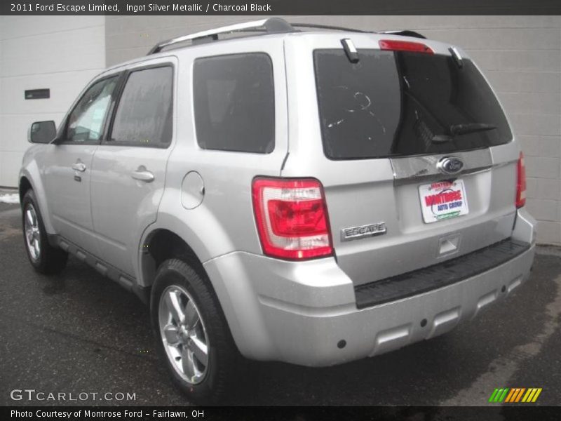 Ingot Silver Metallic / Charcoal Black 2011 Ford Escape Limited