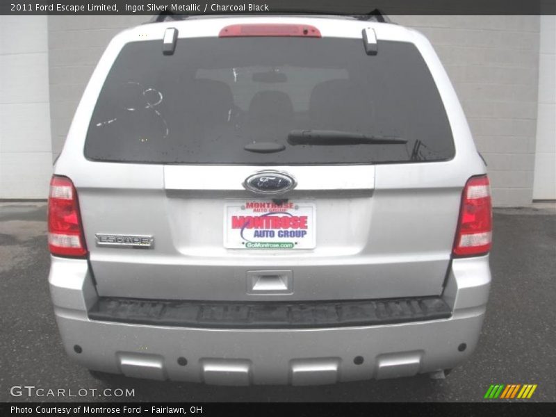 Ingot Silver Metallic / Charcoal Black 2011 Ford Escape Limited