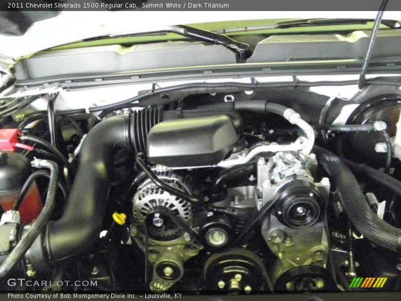 Summit White / Dark Titanium 2011 Chevrolet Silverado 1500 Regular Cab