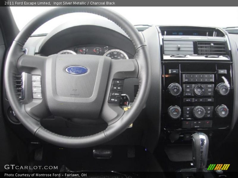 Ingot Silver Metallic / Charcoal Black 2011 Ford Escape Limited