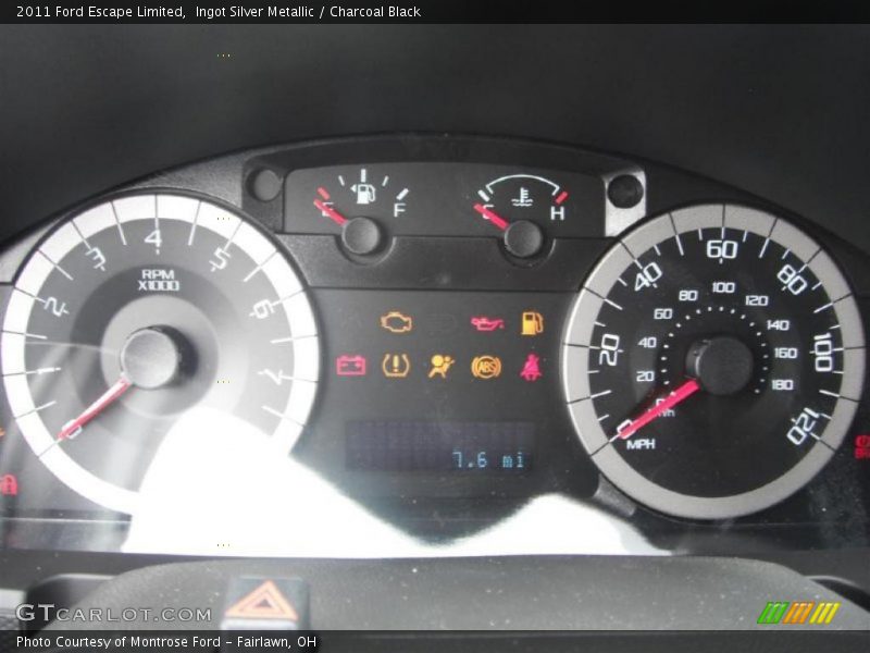  2011 Escape Limited Limited Gauges