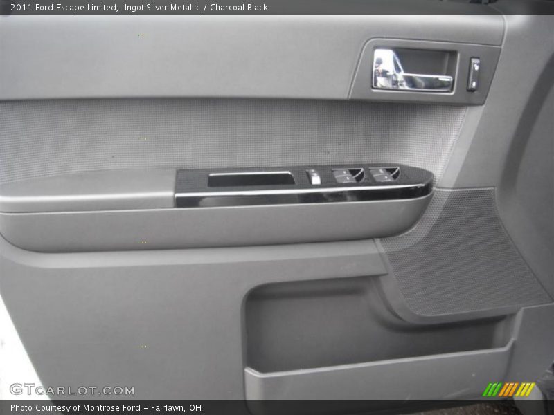 Ingot Silver Metallic / Charcoal Black 2011 Ford Escape Limited