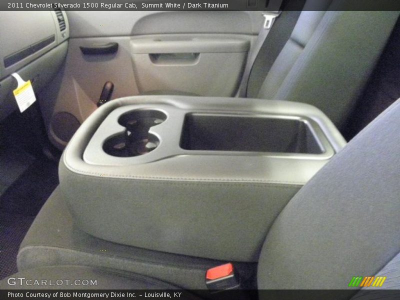 Summit White / Dark Titanium 2011 Chevrolet Silverado 1500 Regular Cab