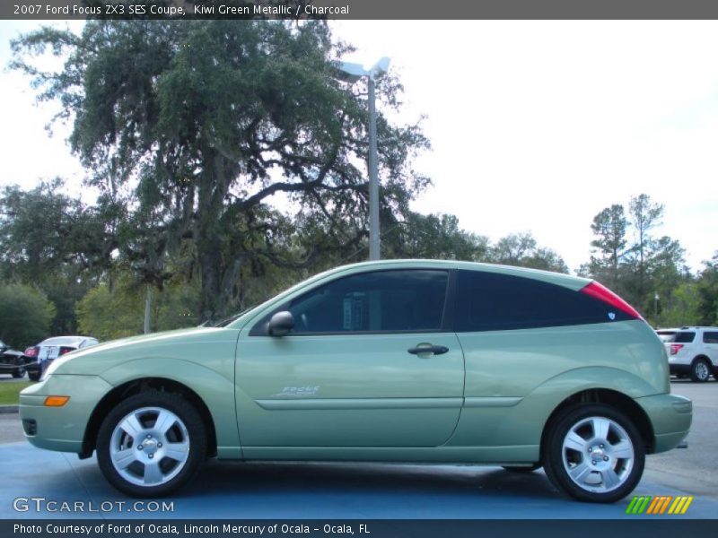 Kiwi Green Metallic / Charcoal 2007 Ford Focus ZX3 SES Coupe