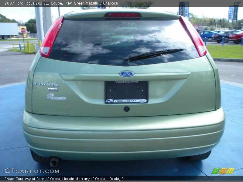 Kiwi Green Metallic / Charcoal 2007 Ford Focus ZX3 SES Coupe