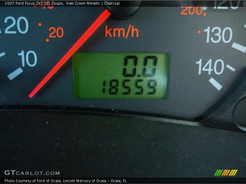 Kiwi Green Metallic / Charcoal 2007 Ford Focus ZX3 SES Coupe