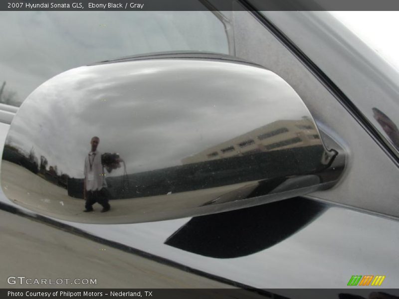 Ebony Black / Gray 2007 Hyundai Sonata GLS
