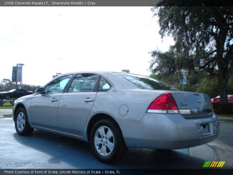 Silverstone Metallic / Gray 2008 Chevrolet Impala LT