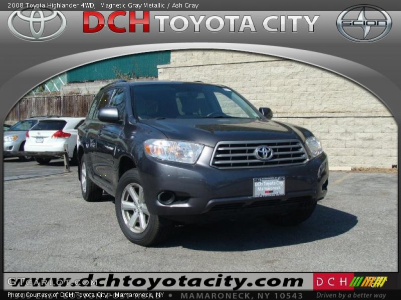 Magnetic Gray Metallic / Ash Gray 2008 Toyota Highlander 4WD