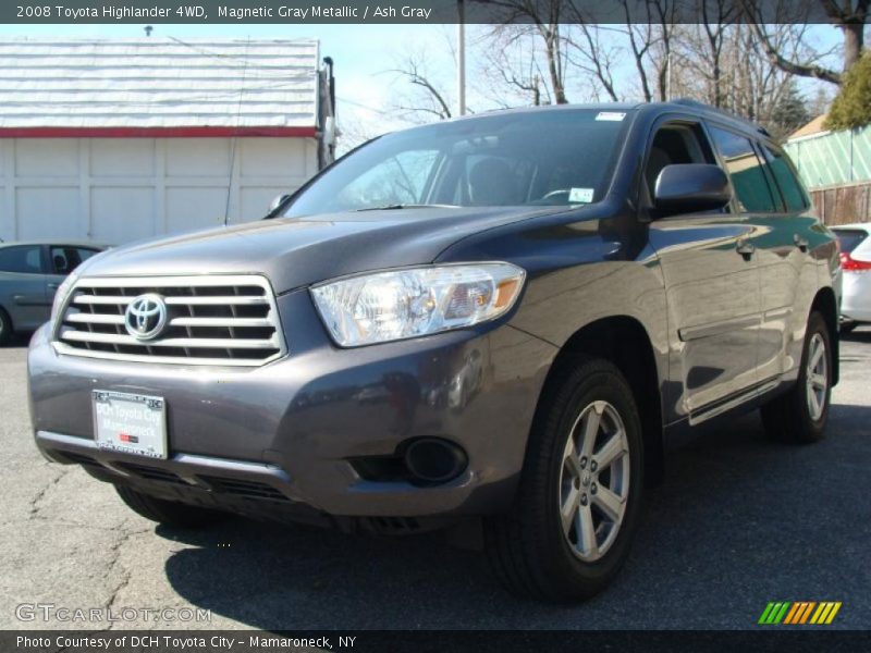 Magnetic Gray Metallic / Ash Gray 2008 Toyota Highlander 4WD