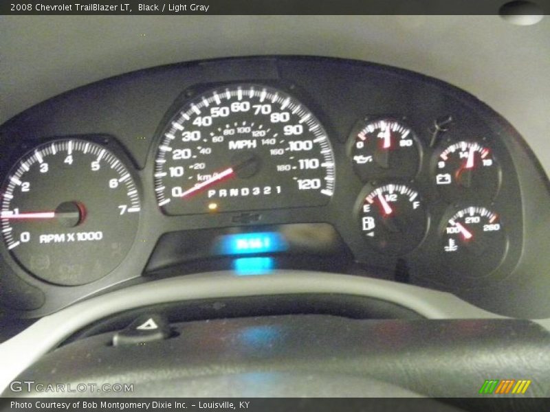 Black / Light Gray 2008 Chevrolet TrailBlazer LT